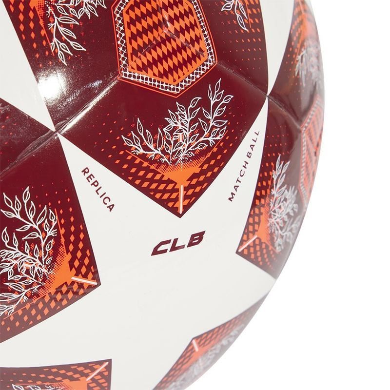 Adidas UCL Club soccer ball, red and white color