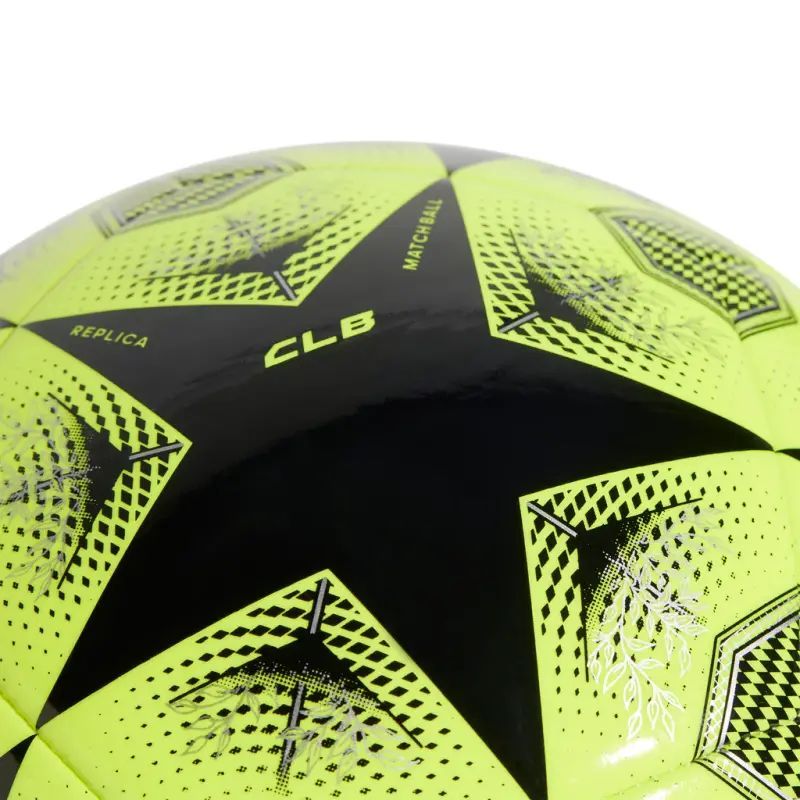 Adidas UCL Club soccer ball, yellow and black color