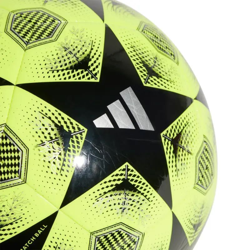 Adidas UCL Club soccer ball, yellow and black color