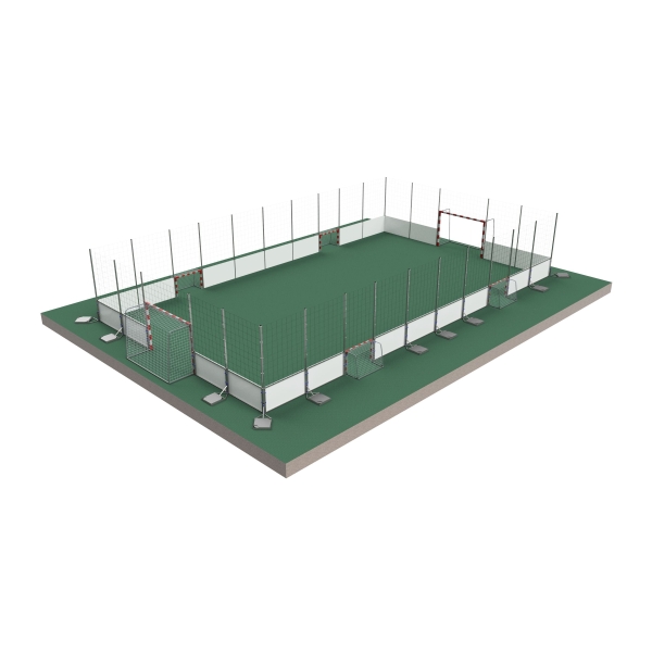 Mini portable soccer field