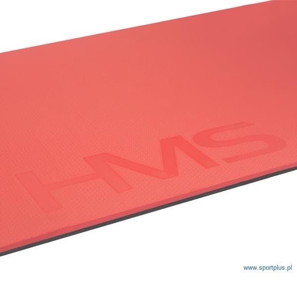 HMS MFK03 gymnastic mat with holes, red and black color