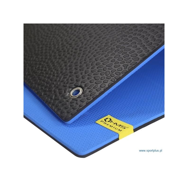 HMS MFK03 gymnastic mat with holes, blue-black color