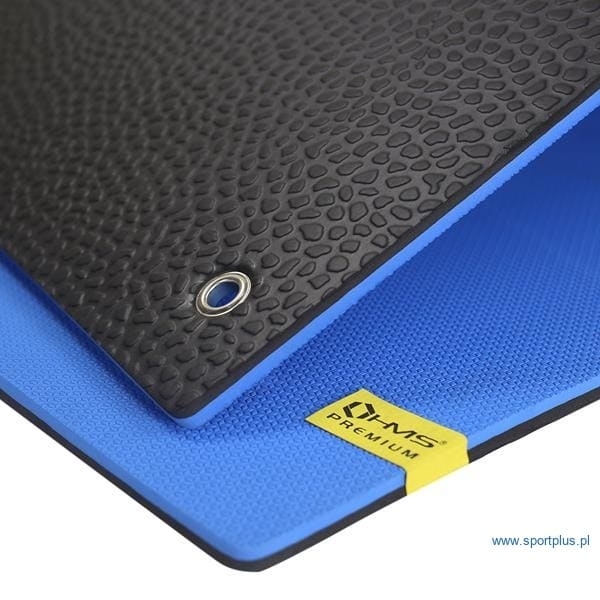 HMS MFK03 gymnastic mat with holes, blue-black color