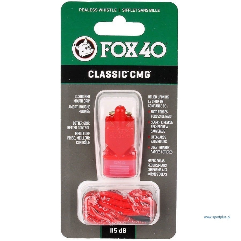 Gwizdek FOX40 Classic CMG ze sznurkiem