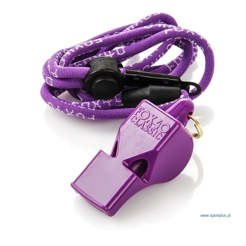 Fox 40 Classic Safety whistle with cord , purple color