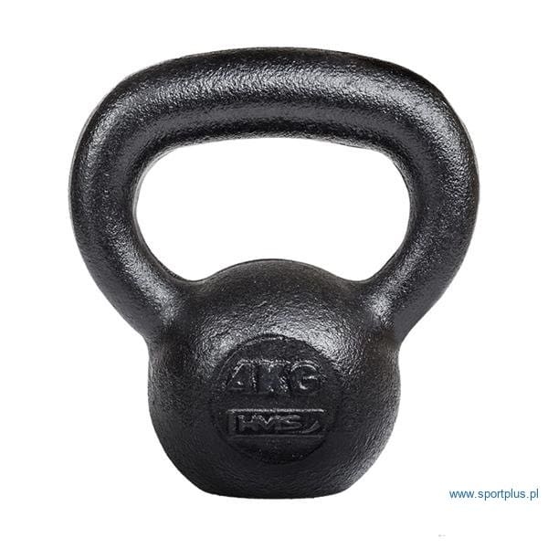 HMS 4 kg cast iron kettlebell