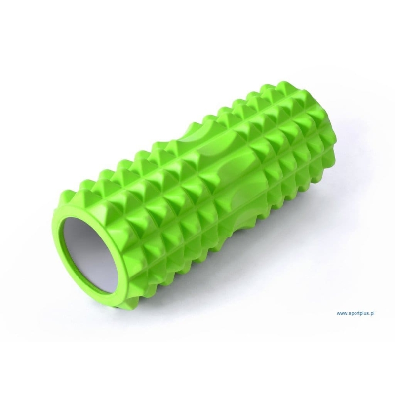 Massage roller 33 cm, green color