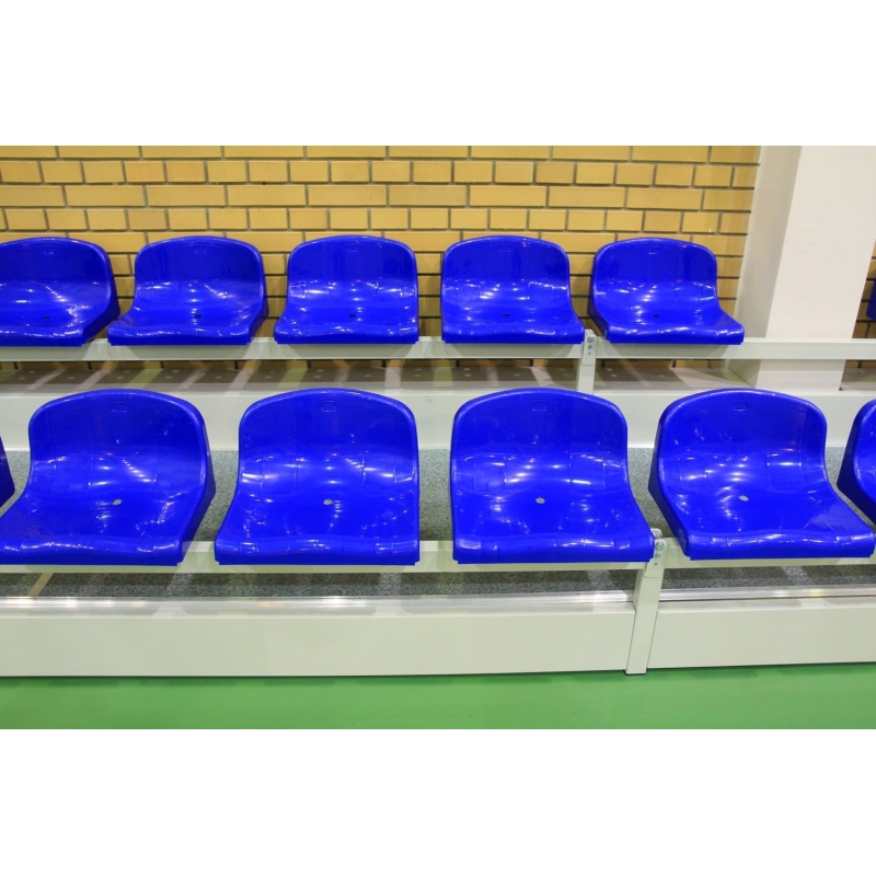 Fixed grandstand with plastic seats and podium - type TWZ