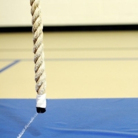 Ropes, ladders, gymnastic wheels