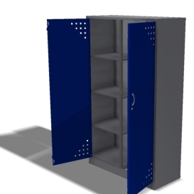 Storage racks and cabinets