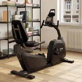 Horizontal exercise bikes