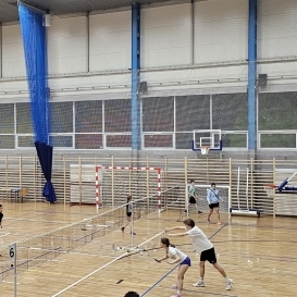 Badminton posts, stands